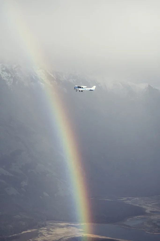 rainbow flightseeing